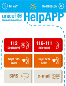 Segítő mobil applikáció - HelpAPP